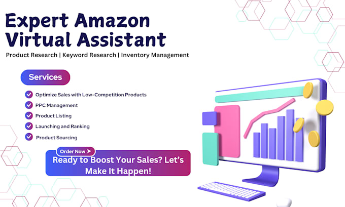 Gig Preview - Expert amazon virtual assistant, product research, keyword research