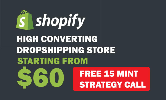 Gig Preview - Create shopify expert website