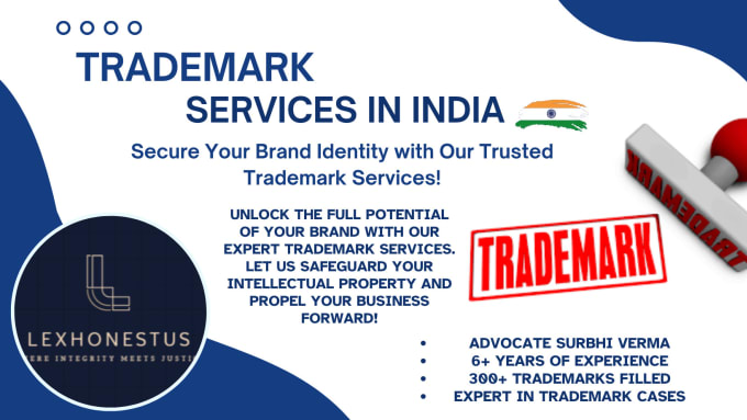 Gig Preview - Be your trademark attorney in india