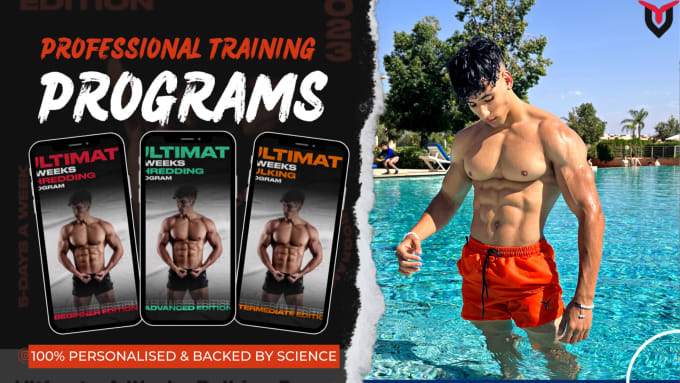 Gig Preview - Create customised workout programs for muscle building