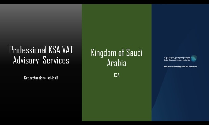 Gig Preview - Advice you on your ksa vat matters