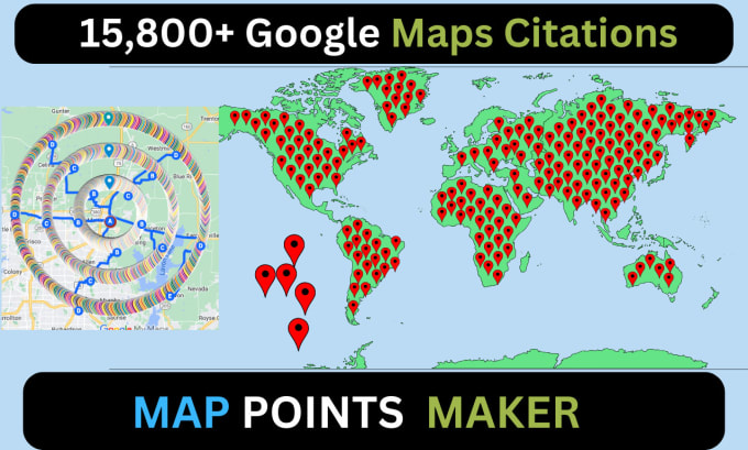 Gig Preview - Do 15,800 google maps citations for gmb ranking and local business SEO