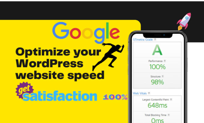 Gig Preview - Increase wordpress website speed optimization