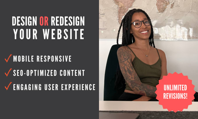 Gig Preview - Design or redesign your business website in 24 hours