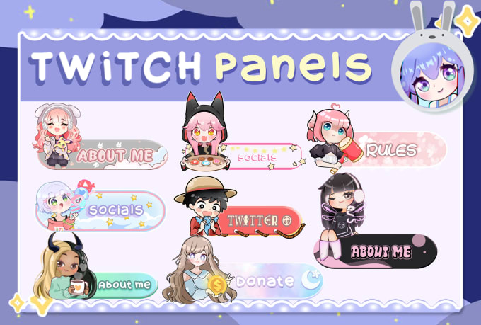 Gig Preview - Make custom cute panels anime or chibi