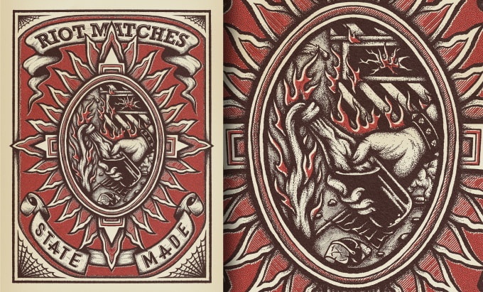 Gig Preview - Make vintage retro style design or illustration