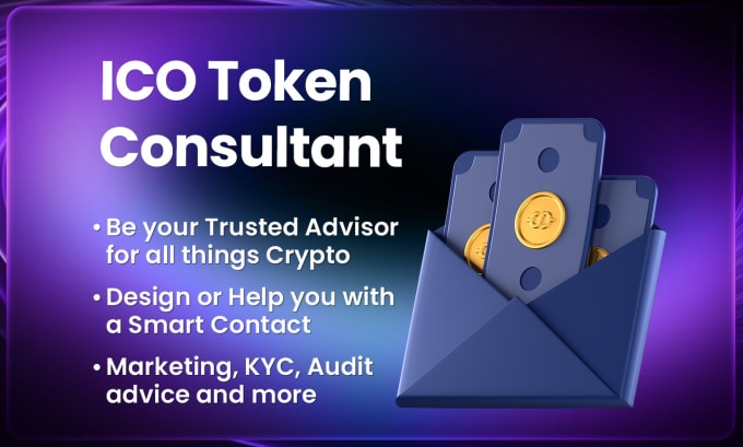 Gig Preview - Be your ico consultant