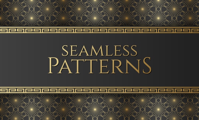 Gig Preview - Do seamless patterns or geometric pattern design