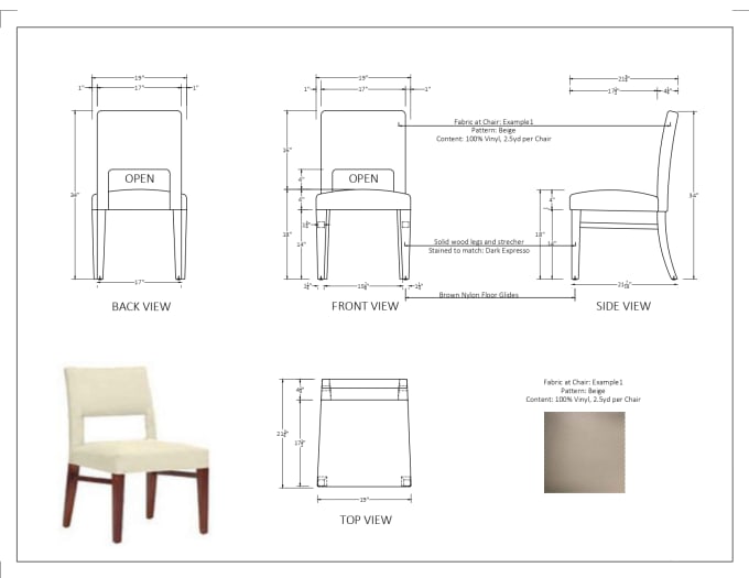 Gig Preview - Do shop drawing of furniture in autocad or solidworks