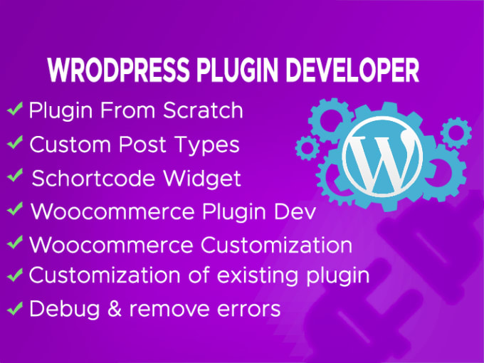 Gig Preview - Develop a custom wordpress plugin or bug fix existing plugin