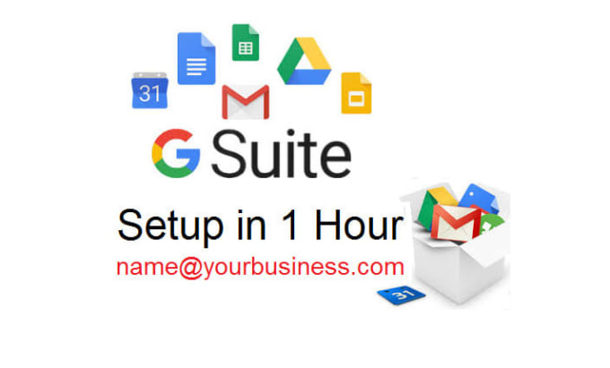 Gig Preview - Setup gsuite email and google workspace on your website