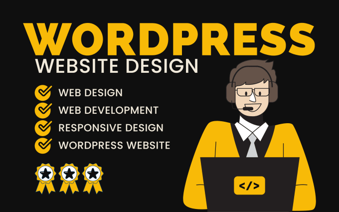 Gig Preview - Design professional responsive wordpress website