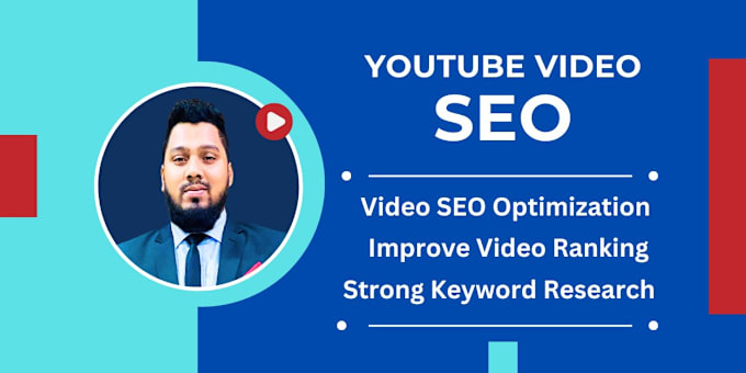 Gig Preview - Do optimize your youtube channel video SEO and boost