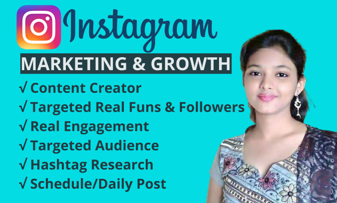 Gig Preview - Be your instagram marketing manager for fast organic growth