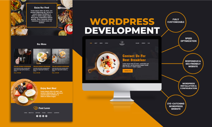 Gig Preview - Develop a professional and responsive wordpress website