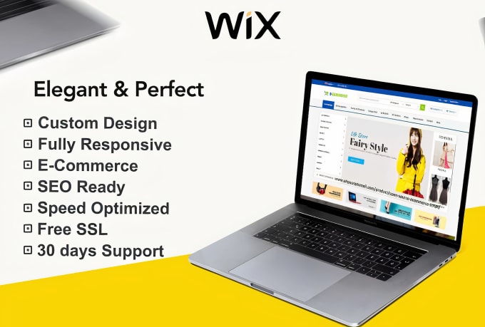 Gig Preview - Design or redesign wix website