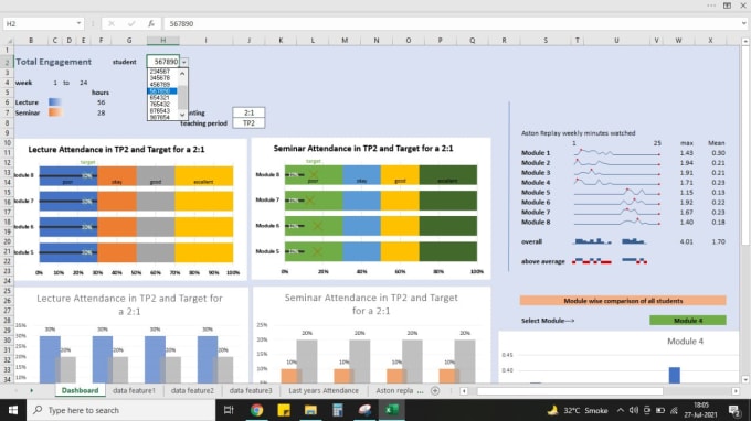 Gig Preview - Do excel spreadsheet and google sheet projects, vba, macro, formula, functions