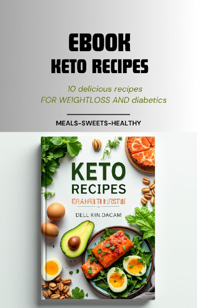 Gig Preview - Design a keto recipes ebook  low carb meal  for weight loss