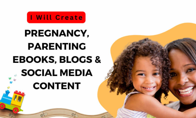 Gig Preview - Write n design pregnancy, parenting ebooks, or social media content