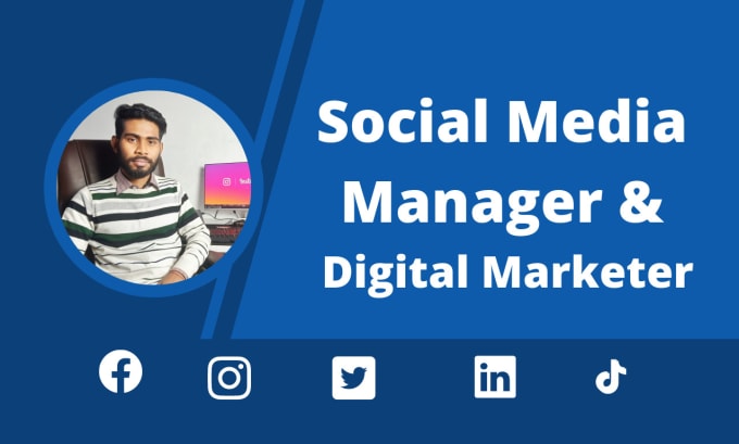 Gig Preview - Be your social media manager and digital marketer