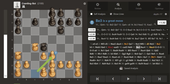 Gig Preview - Help review your chess games to develop new skills and improve your rating