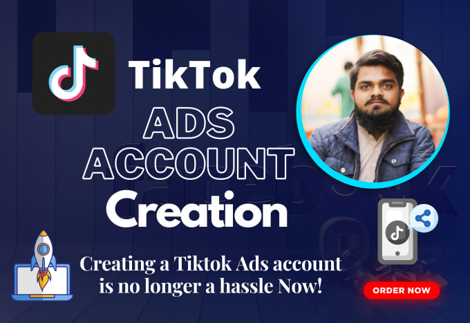 Gig Preview - Create tiktok ads account, tiktok ads manager to run tik tok ads