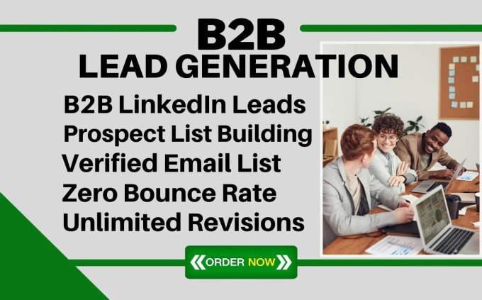 Gig Preview - B2b lead generation linkedin for any targeted industry