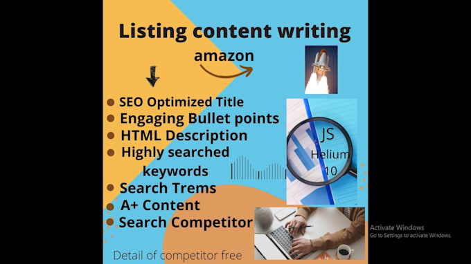 Gig Preview - Be your expert amazon listing content writer