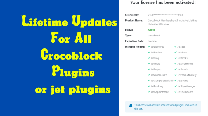 Gig Preview - Install crocoblock plugins or jet plugins with lifetime updates