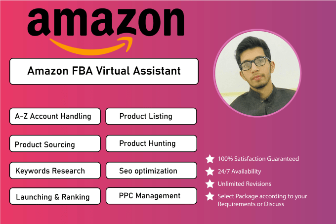 Gig Preview - Be your amazon virtual assistant and amazon va for fba