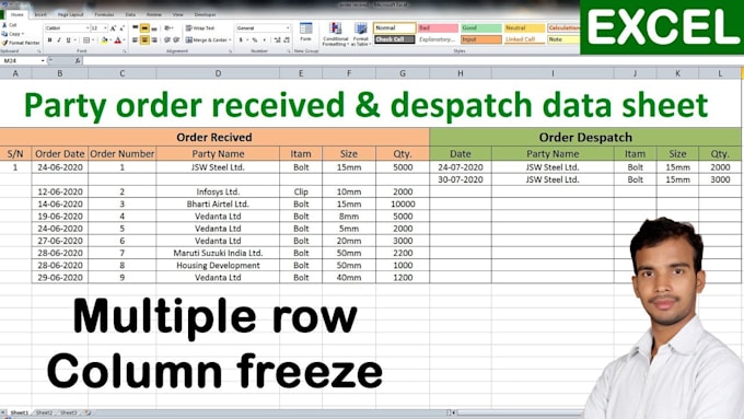 Gig Preview - Excel data entry, copypaste, typing, data entry