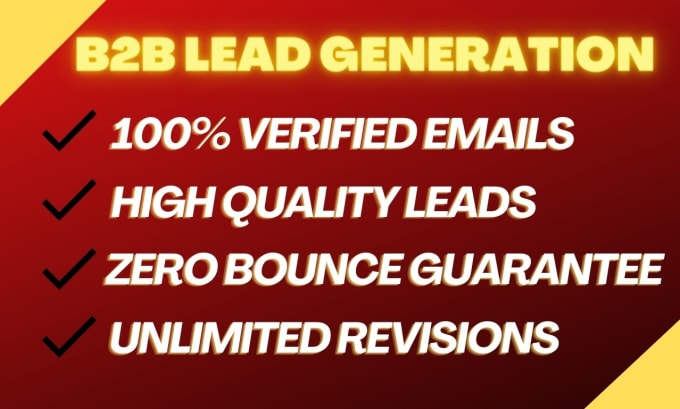 Gig Preview - Do targeted b2b linkedin lead generation perfect prospect email list building