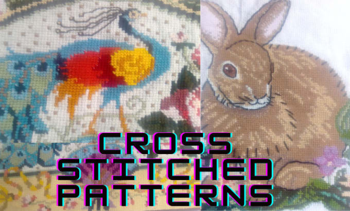 Gig Preview - Teach you cross stitch patterns