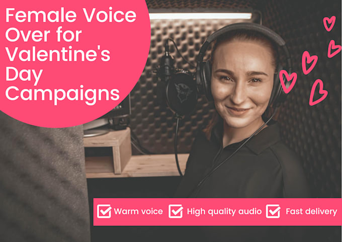 Gig Preview - Record a nice warm voice for your valentines day campaign