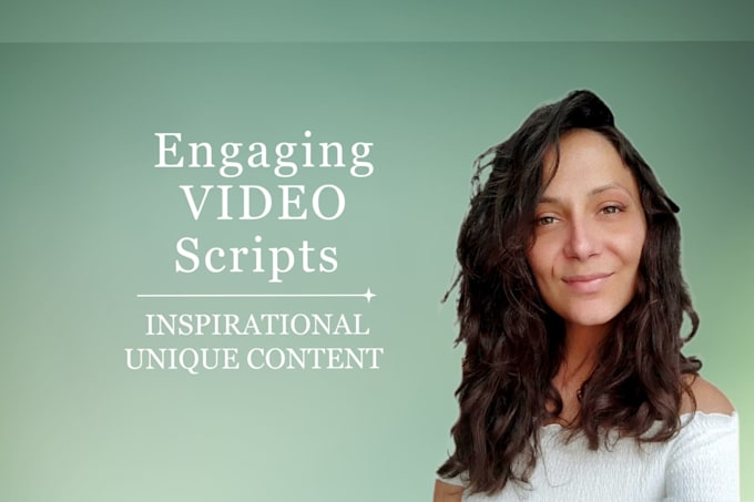 Gig Preview - Write a creative script for your video