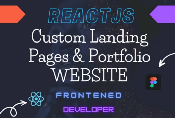 Gig Preview - Crafting stunning custom reactjs portfolio landing pages