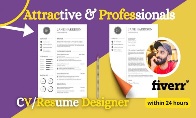 Gig Preview - Make resume, medical resume, plus cover letter, student resume