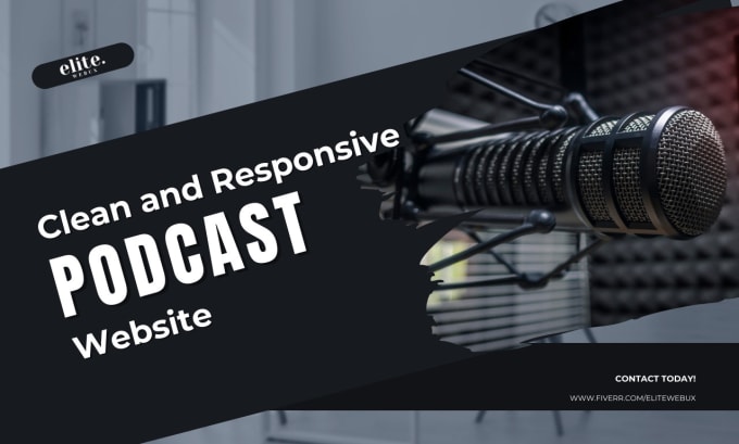 Gig Preview - Create a clean and responsive podcast website using podpage