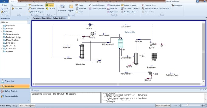 Gig Preview - Chemical engineering and aspen plus simulation projects