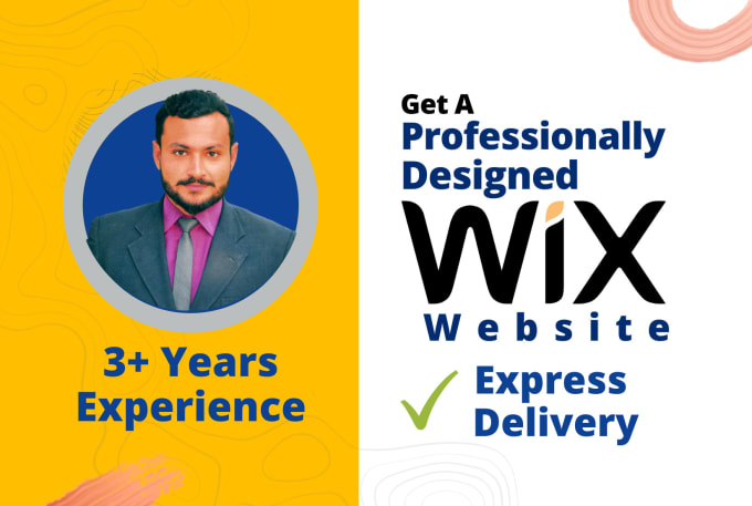 Gig Preview - Create a stunning business website with wix or wordpress