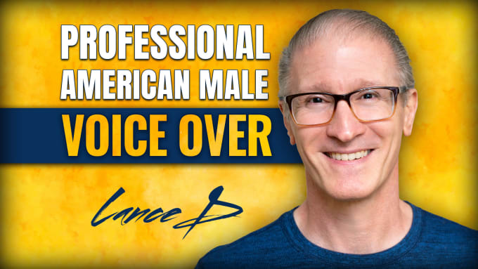 Gig Preview - Record a professional american male commercial voice over