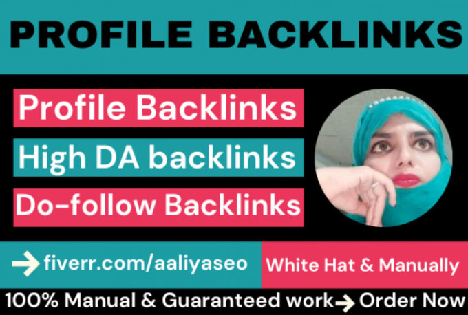 Gig Preview - Manually create high da pa profile backlinks for ranking