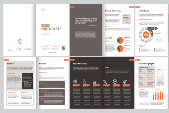 Gig Preview - Design white paper and white paper crypto