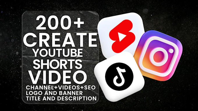 Bestseller - create and manage a youtube channel with 200 short videos