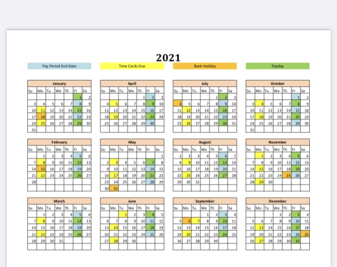 Gig Preview - Create a calendar timesheet PDF