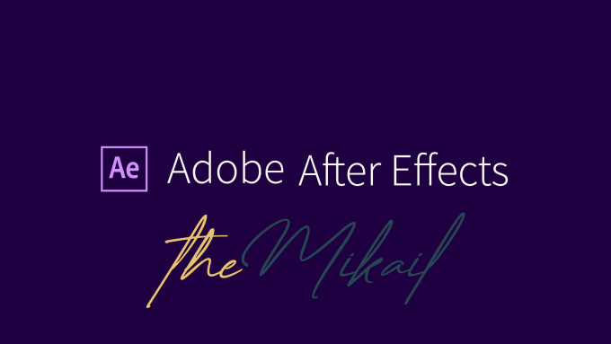 Gig Preview - Do any animation and video editing in adobe after effects and adobe premiere pr