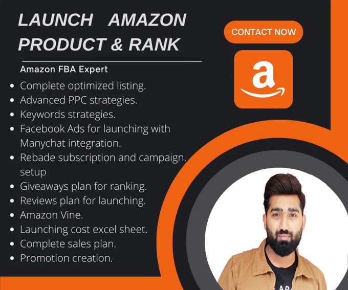 Gig Preview - Do professional amazon virtual assistant and ranking strategist