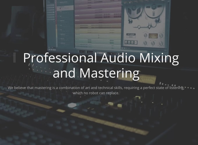 Gig Preview - Mix and master your song with free revisions