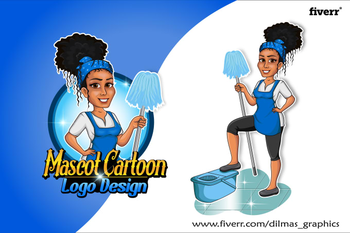 Gig Preview - Design unique mascot, cartoon character logo design