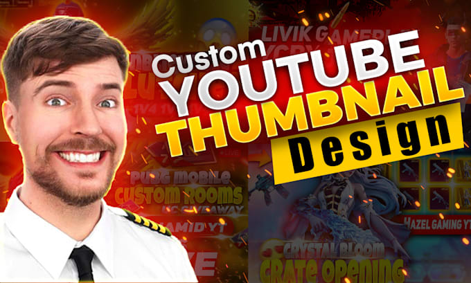 Gig Preview - Design an attractive, unique and amazing youtube thumbnail